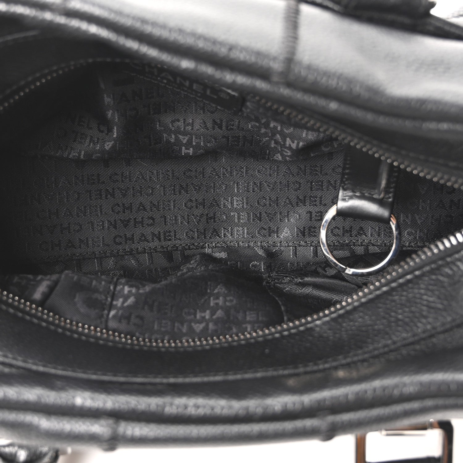 Chanel Caviar Square Stitched Tote Black 5 of 10