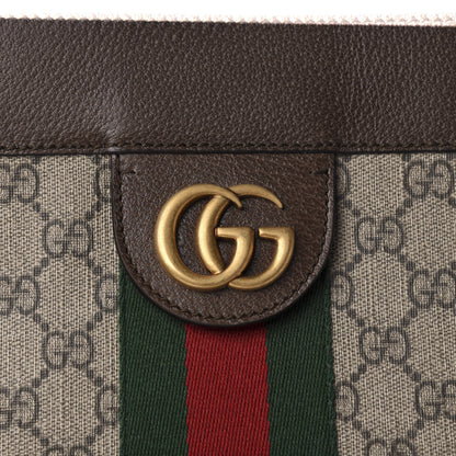 Gucci GG Supreme Monogram Web Large Ophidia Vertical Shopping Tote Brown 10 of 10