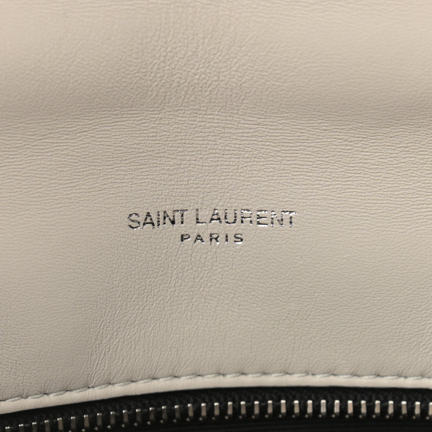 Lambskin Quilted Toy Loulou Puffer Monogram Chain Satchel Blanc Vintage