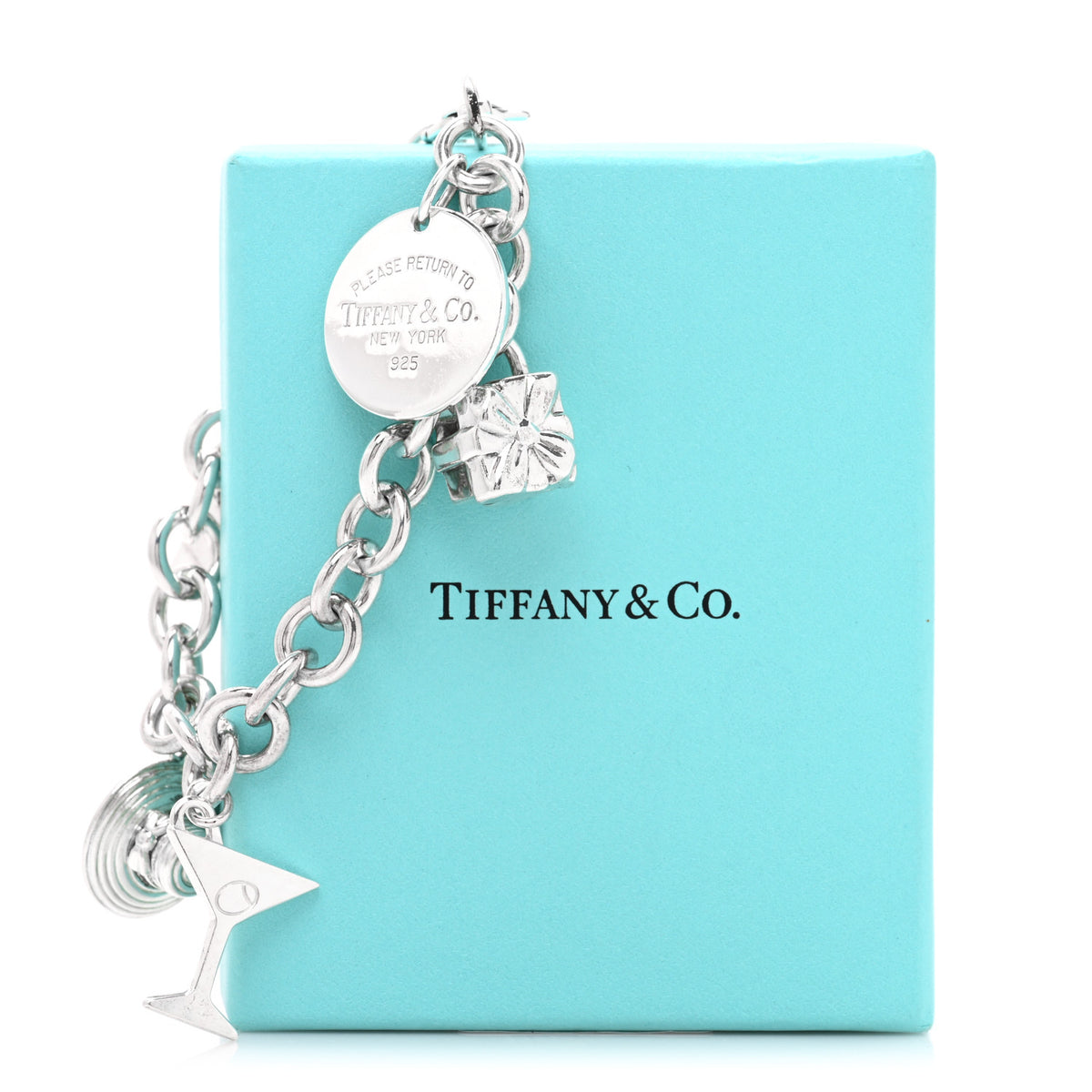 Sterling Silver Multi Charm Bracelet