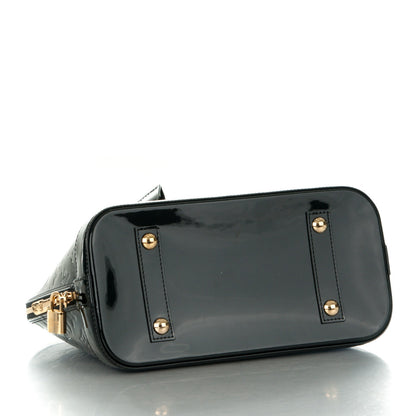 Louis Vuitton Vernis Alma PM Black 4 of 7