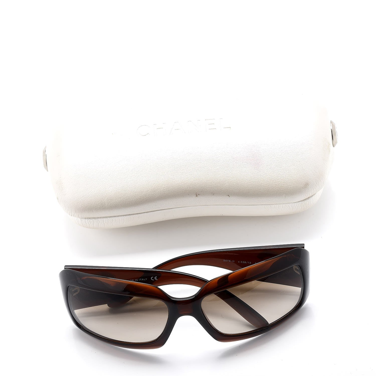 Chanel Mother of Pearl CC Sunglasses 5076-H Brown 8 of 8