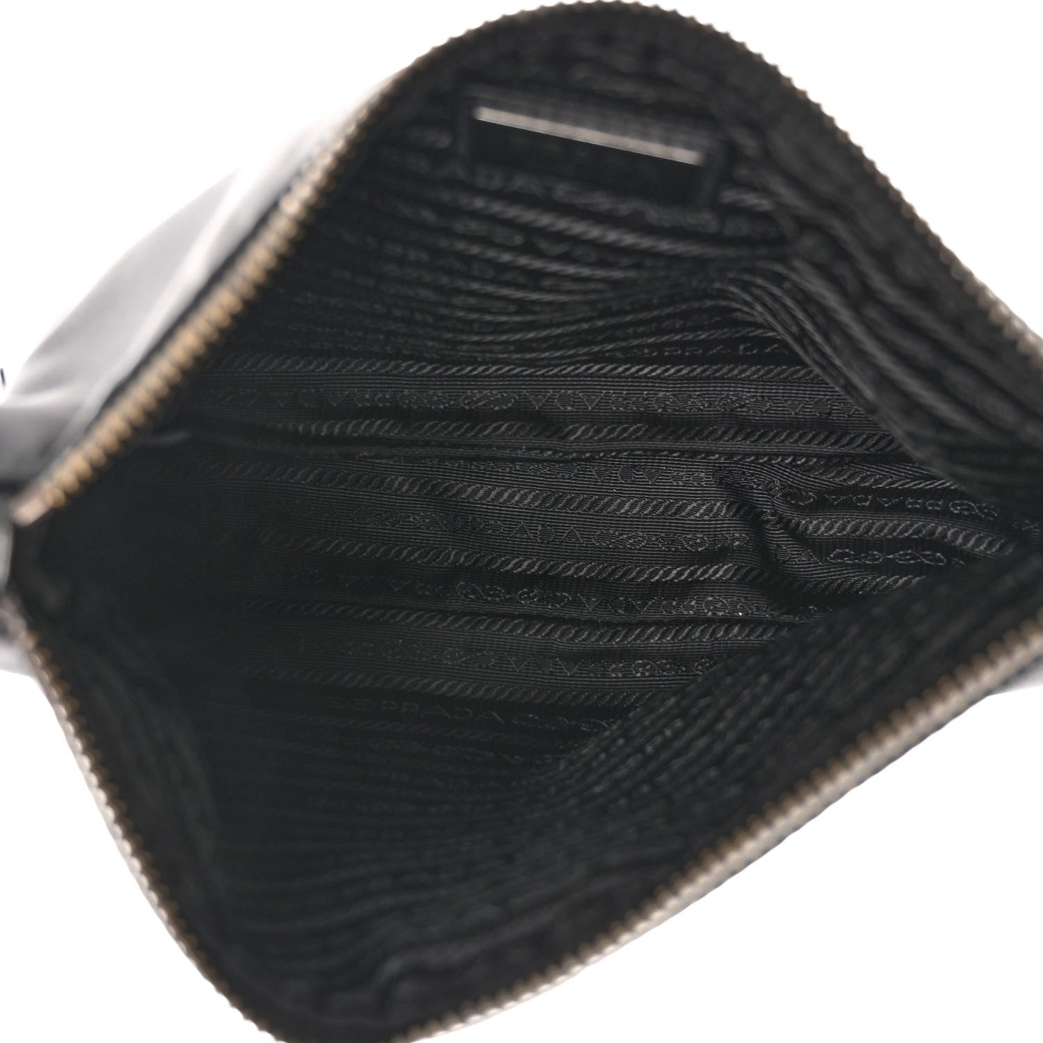 Prada Re-Nylon Saffiano Pocket Zippered Shoulder Bag Black 4 of 9