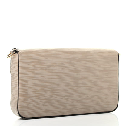 Louis Vuitton Epi Felicie Pochette Chain Wallet Galet 3 of 7
