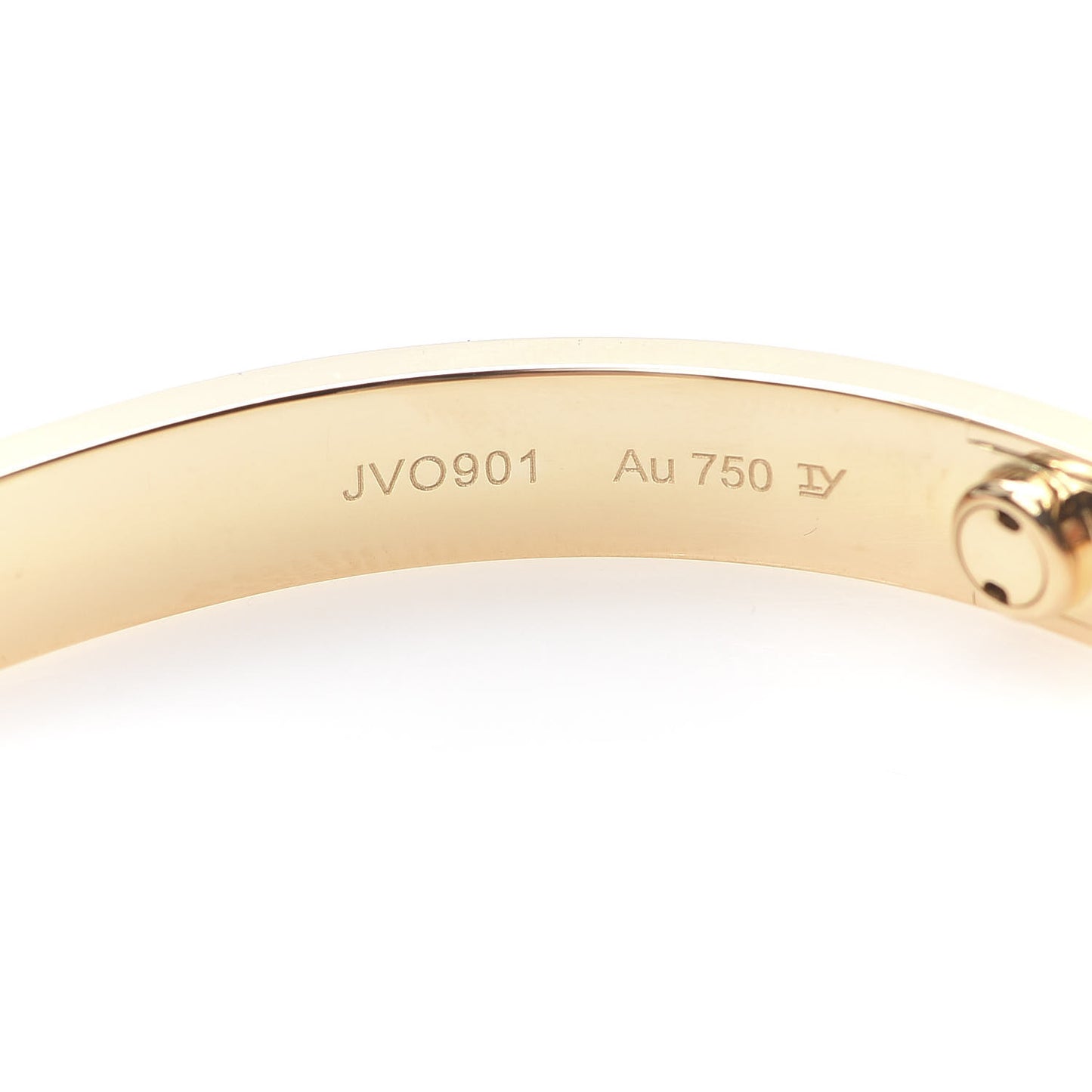 18K Yellow Gold LOVE Bracelet 17