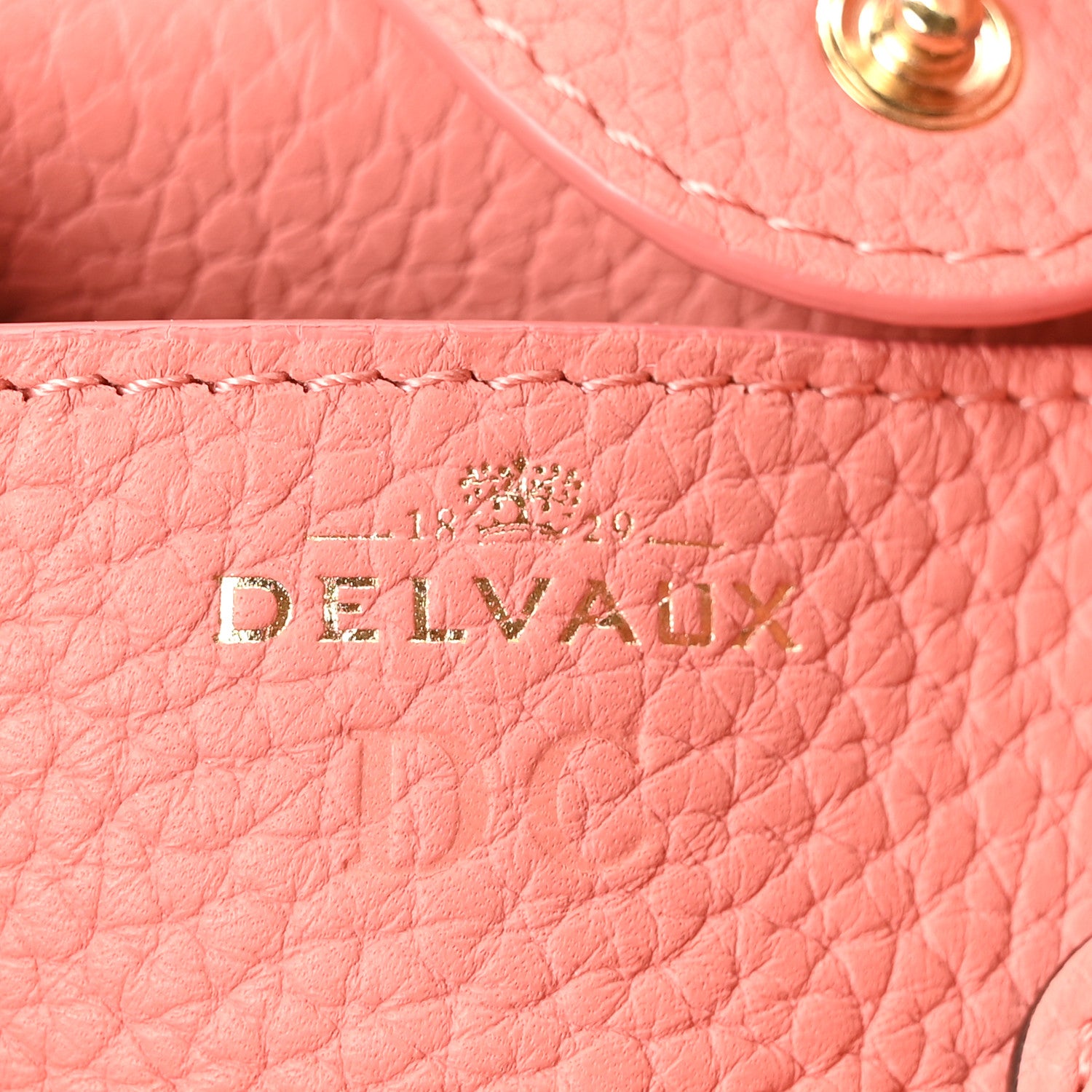 Delvaux Taurillon Mini Pin Daily Surpique Bucket Pink 6 of 9