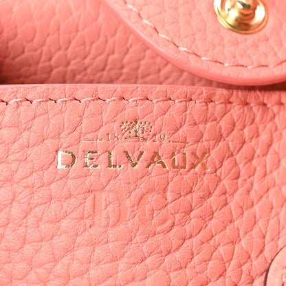 Delvaux Taurillon Mini Pin Daily Surpique Bucket Pink 6 of 9