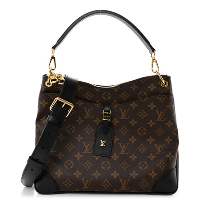 Louis Vuitton Monogram Odeon MM Black 1 of 10