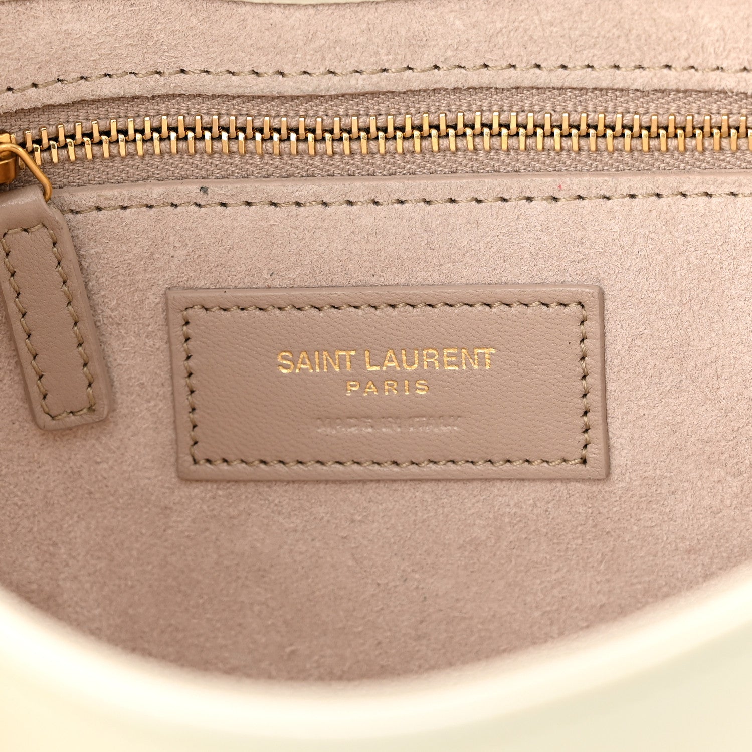 Saint Laurent Smooth Calfskin Le 5 A 7 Hobo Blanc Vintage 6 of 13