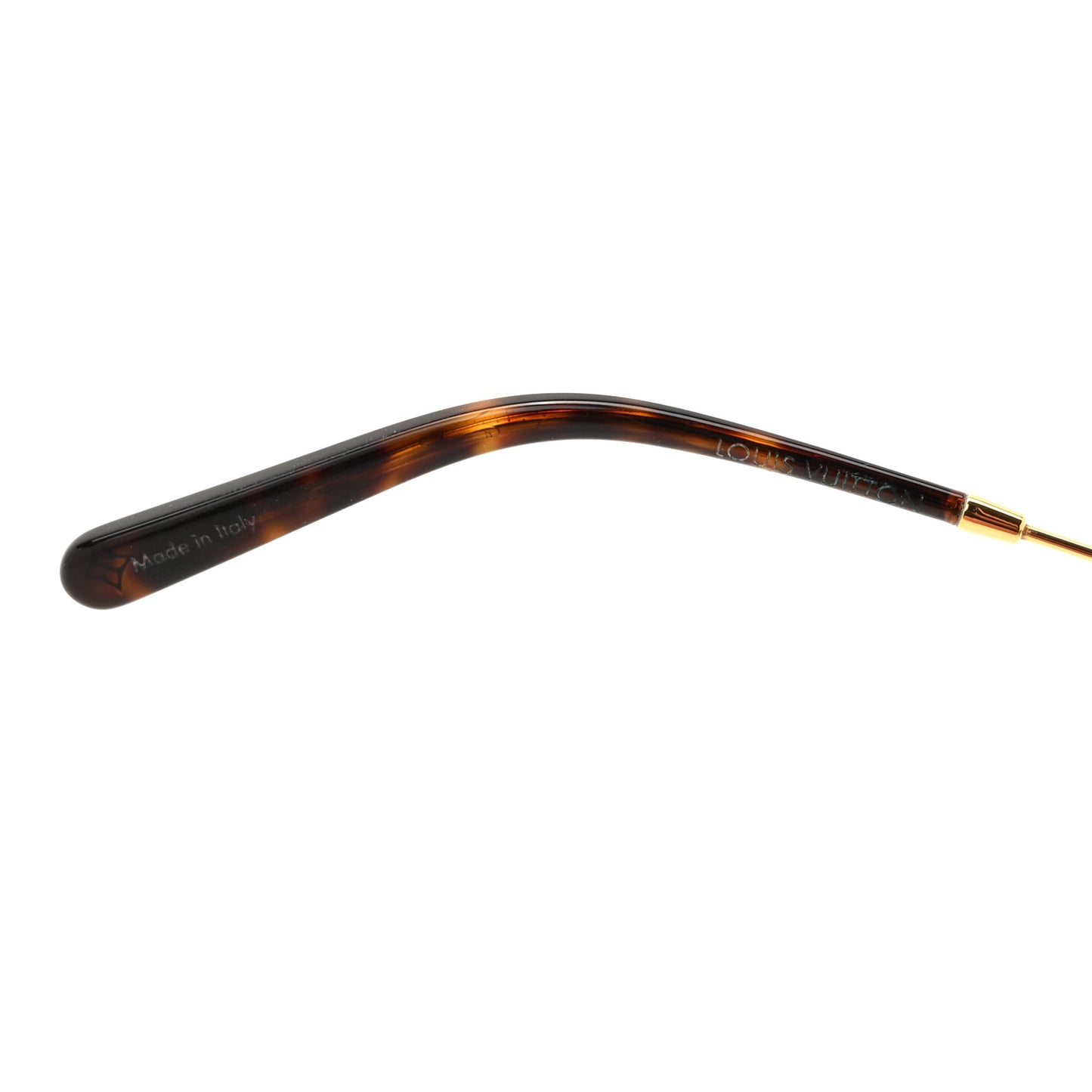 Metal The LV Pilot Sunglasses Z1620U Gradient Brown Monogram