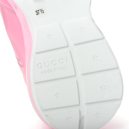 Gucci Calfskin Mystic Cat Rhyton Sneakers 37.5 Sugar Pink 8 of 9