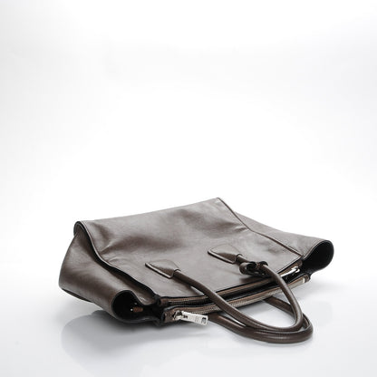 Prada Glace Calf Twin Pocket Tote Argilla 8 of 10