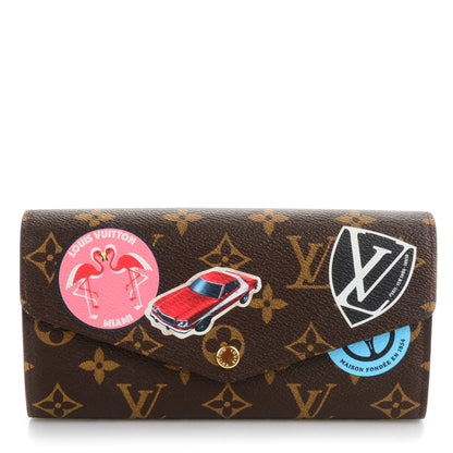 Louis Vuitton Monogram World Tour Sarah Wallet 1 of 7