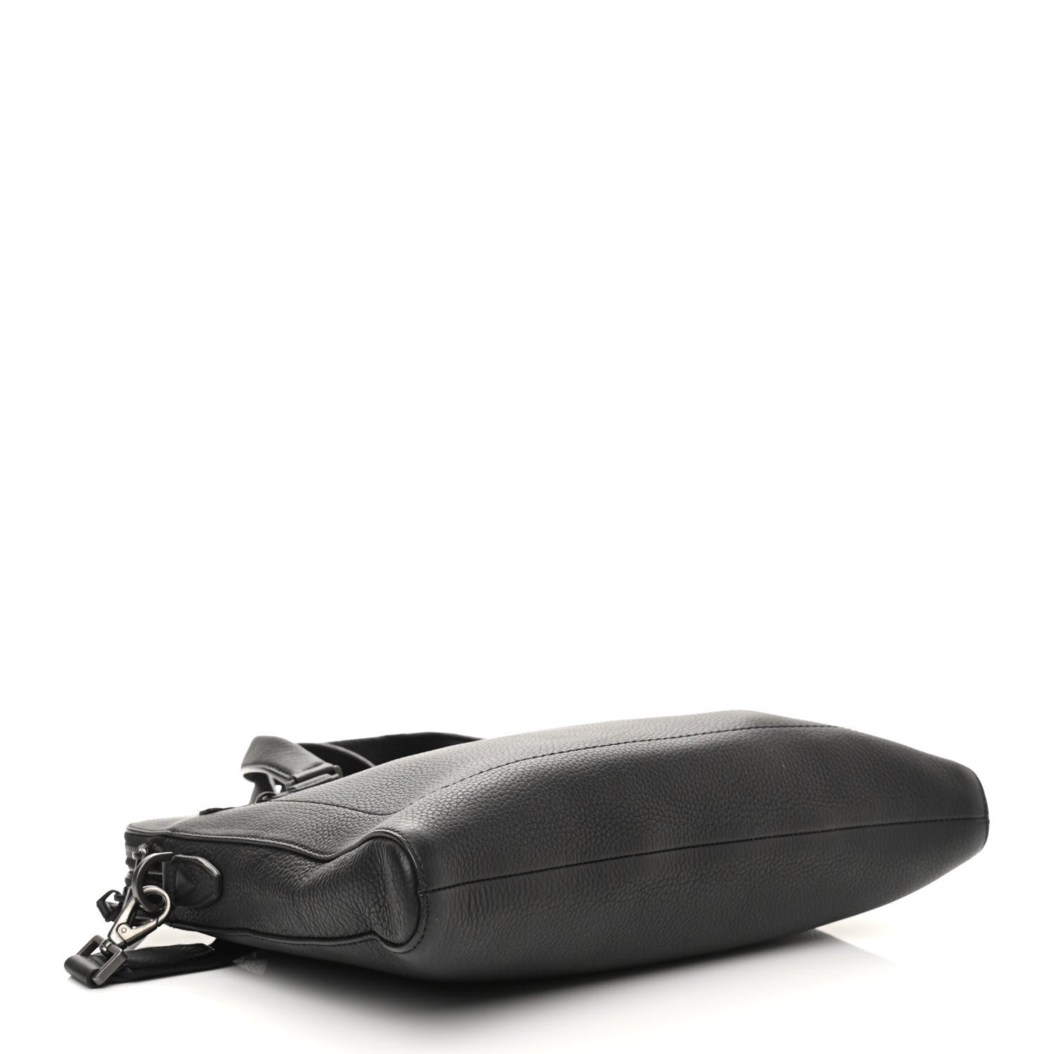 Salvatore Ferragamo Tumbled Calfskin Business Bag Black 4 of 11
