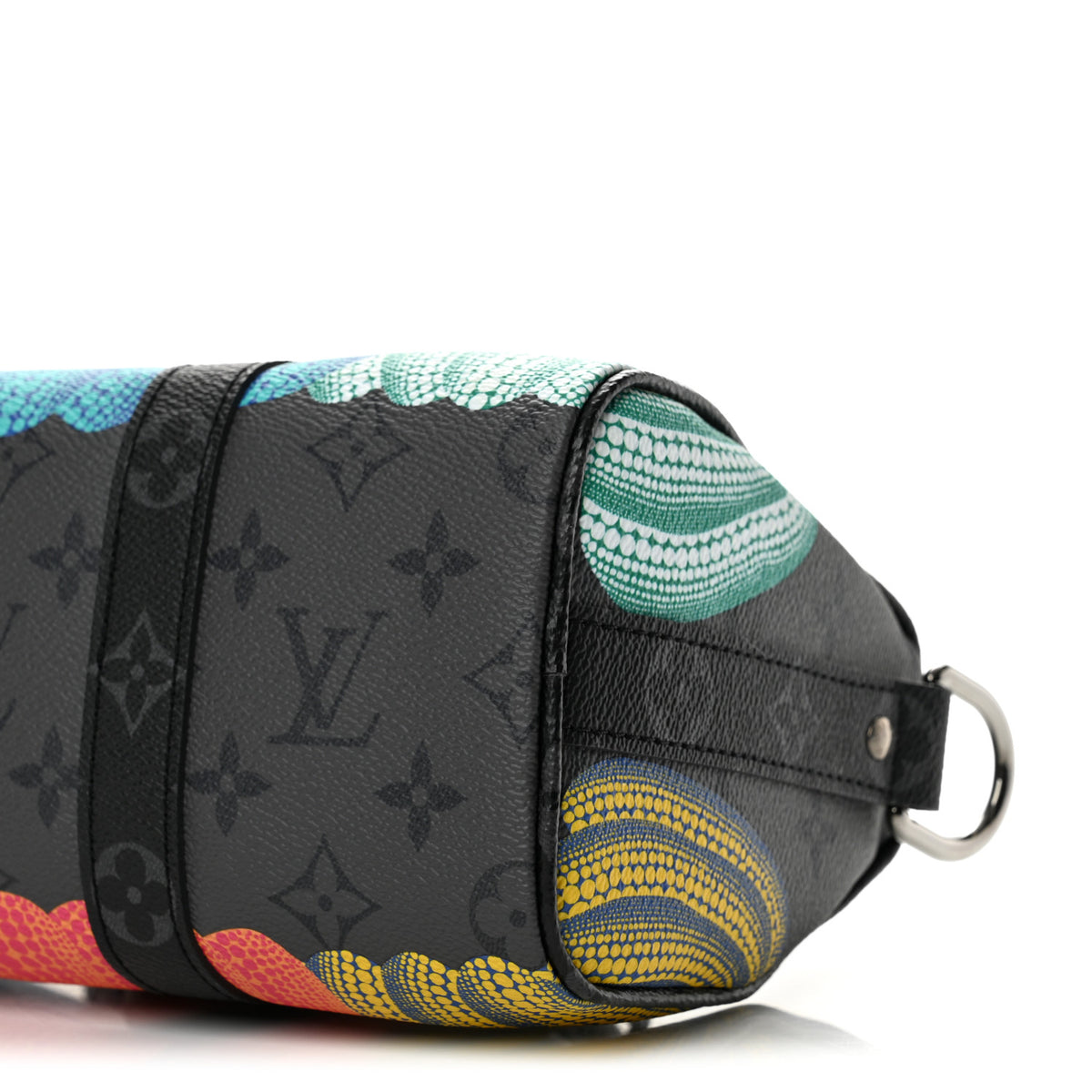 Louis Vuitton LV X YK Monogram Eclipse Reverse Pumpkin Keepall Bandouliere 25 Multicolor 10 of 10