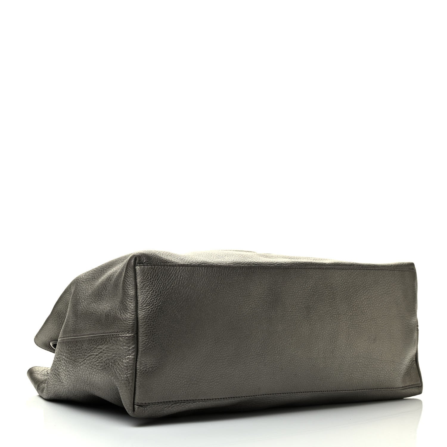 Gucci Metallic Pebbled Calfskin Large Soho Chain Shoulder Bag Sasso 3 of 12