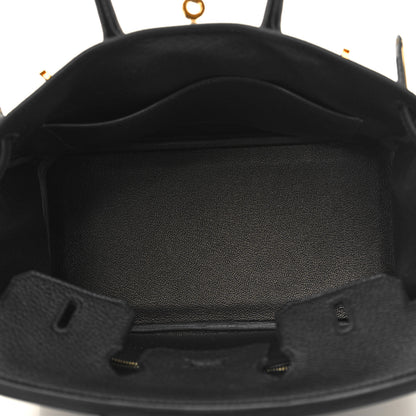 Hermes Togo Birkin 25 Black 5 of 11