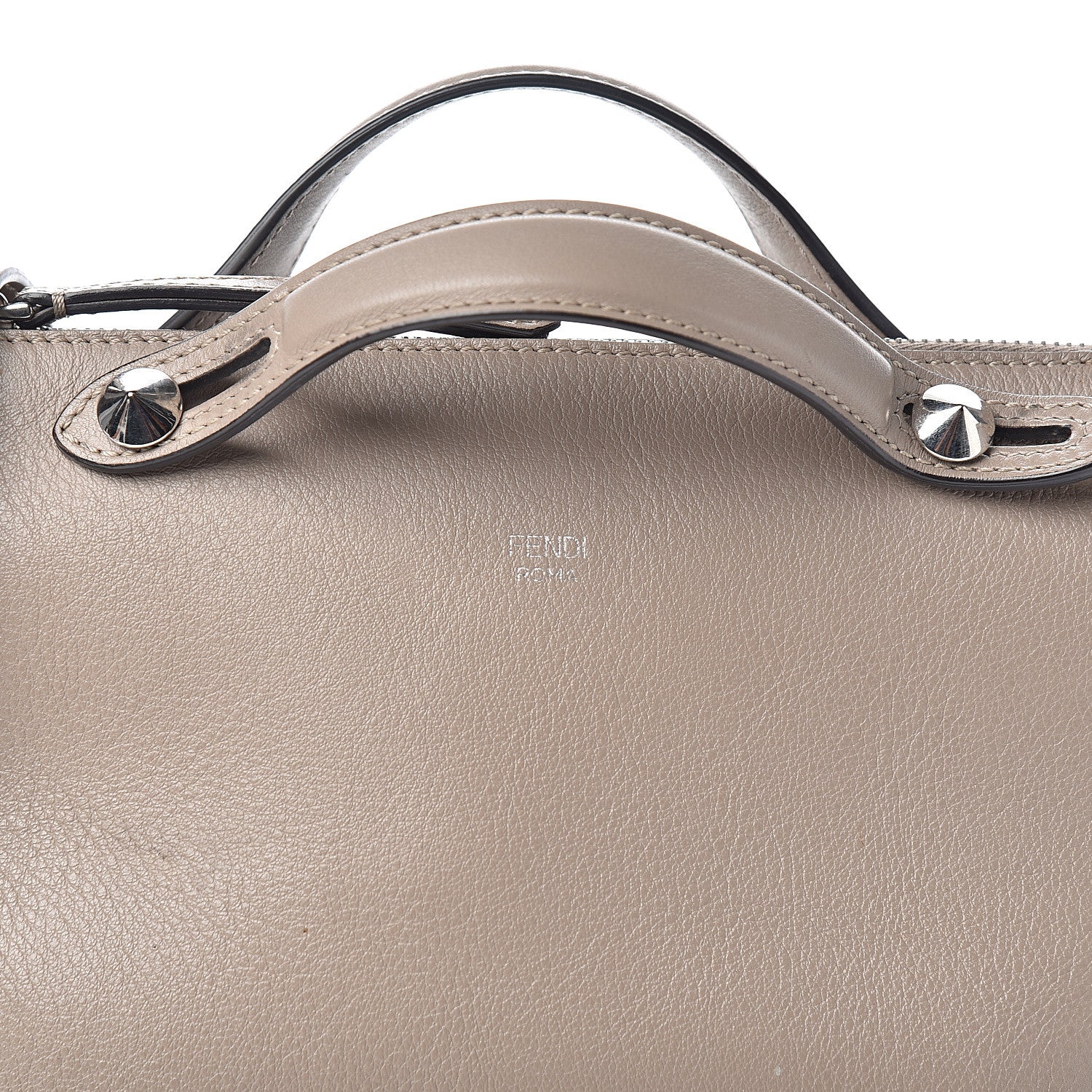 Fendi Vitello Dolce Medium By The Way Boston Bag Tortora 17 of 17