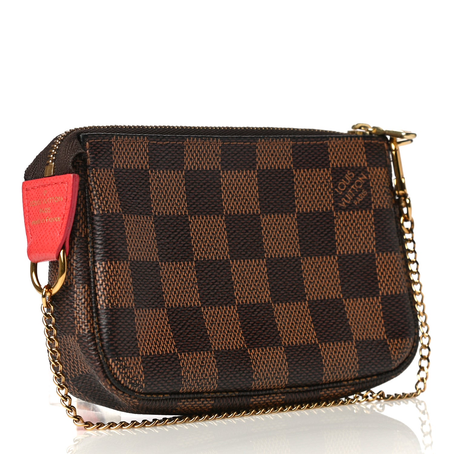 Louis Vuitton Damier Ebene 2015 Christmas Animation Mini Pochette Accessories 3 of 13