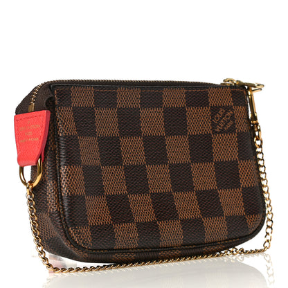 Louis Vuitton Damier Ebene 2015 Christmas Animation Mini Pochette Accessories 3 of 13
