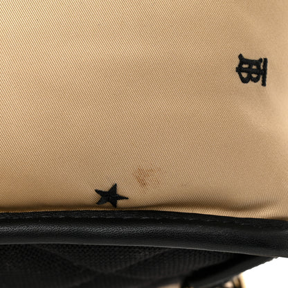 Burberry Econyl TB Logo Star Embroidered Kids Backpack Black Beige 15 of 15
