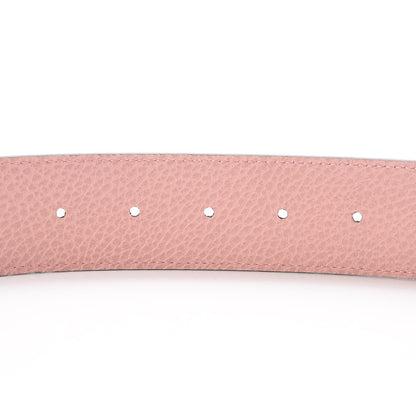 Gucci Calfskin 1973 Reversible Belt 95 38 Black Pink 6 of 7