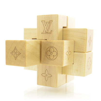 Louis Vuitton Le Pateki Wood Cube Puzzle 4 of 4