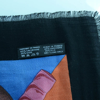 Hermes Cashmere Silk Eperon D Or Fringe Scarf 90 4 of 6