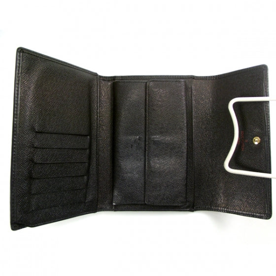 Louis Vuitton Epi Porte Tresor Etui Papiers Wallet Black 6 of 9