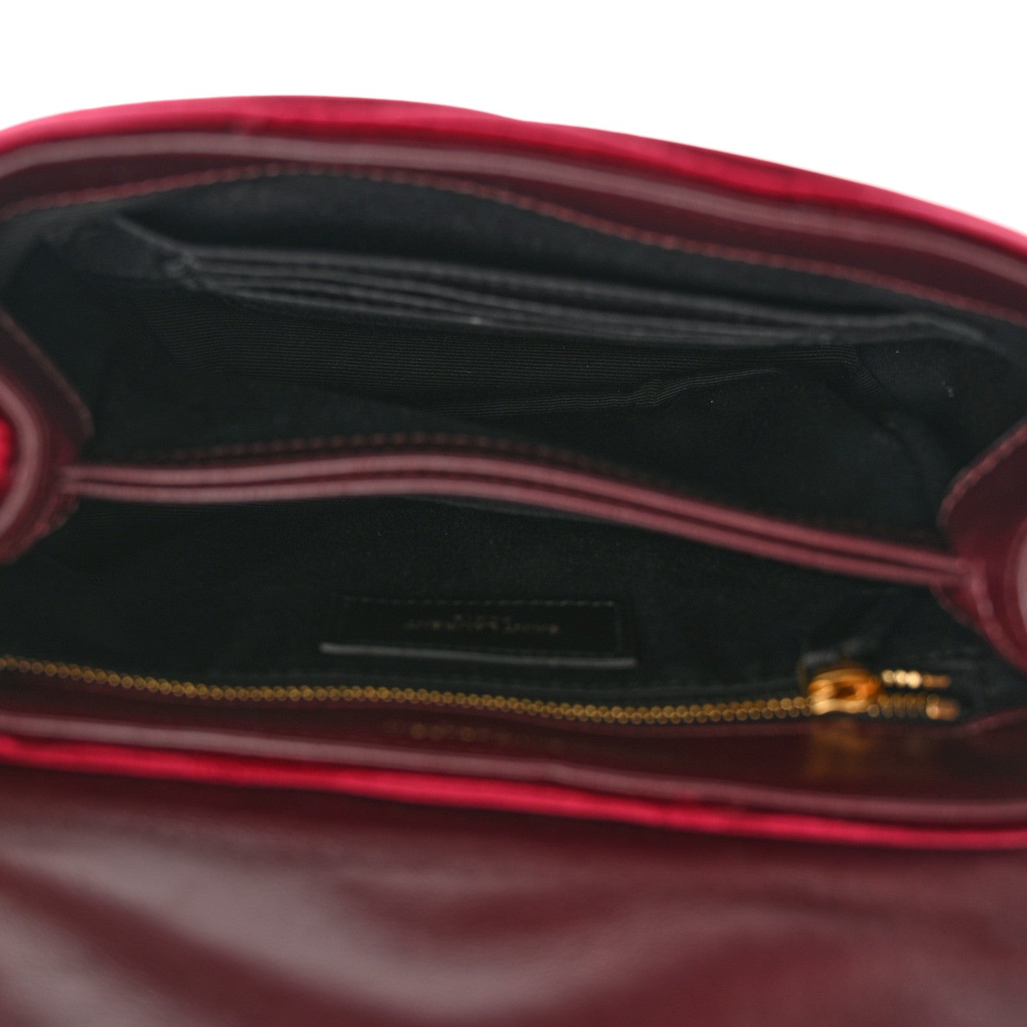 Saint Laurent Velvet Y Quilted Monogram Toy Loulou Crossbody Bag French Burgundy 5 of 15