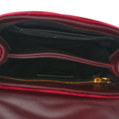 Saint Laurent Velvet Y Quilted Monogram Toy Loulou Crossbody Bag French Burgundy 5 of 15