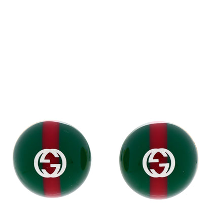 Gucci Resin Web Stud Earrings 1 of 4
