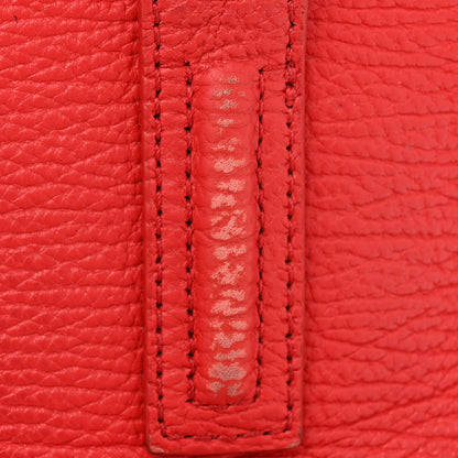 3.1 Phillip Lim 3.1 PHILLIP LIM Textured Calfskin Mini Pashli Satchel Red 16 of 16