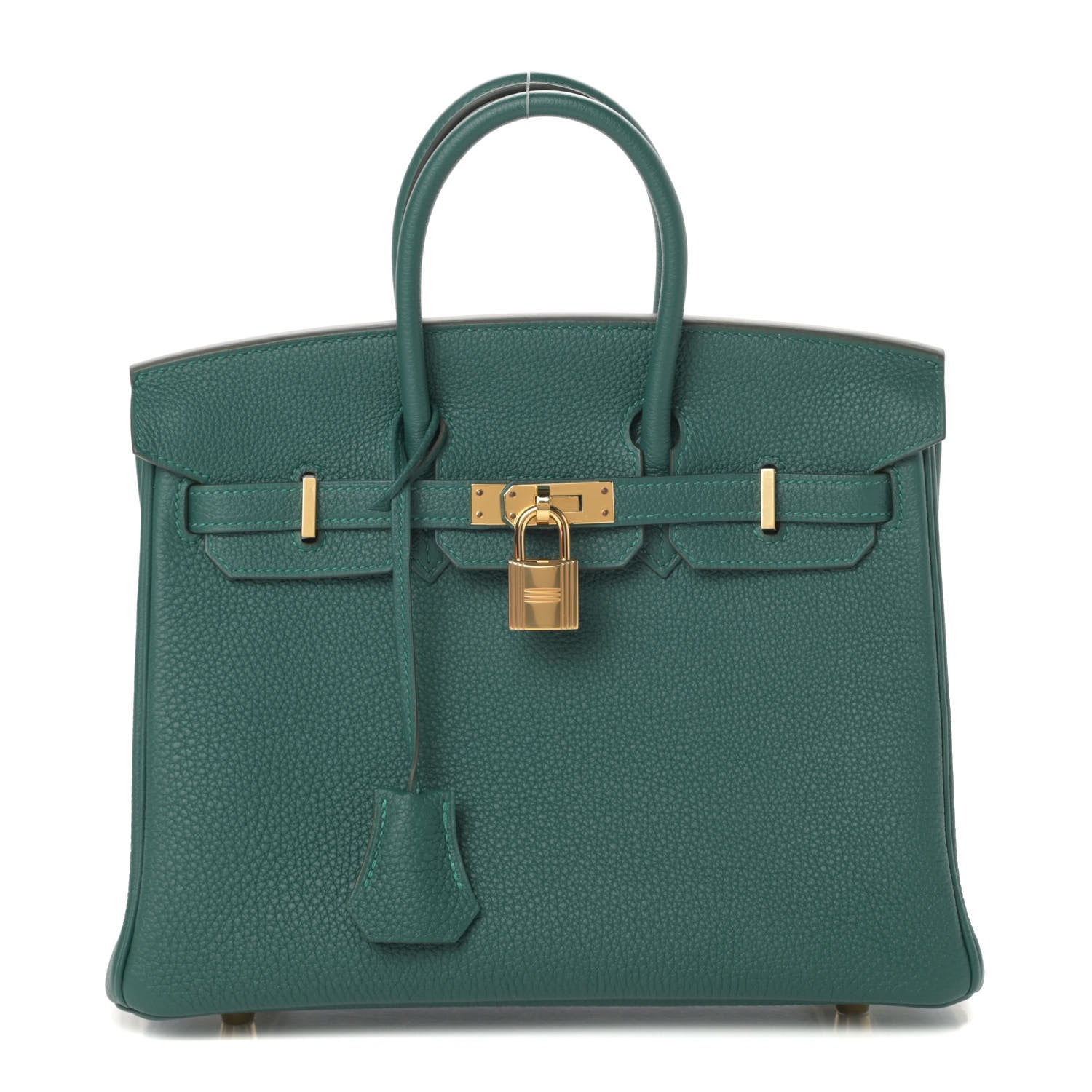 Hermes Togo Birkin 25 Malachite 1 of 11