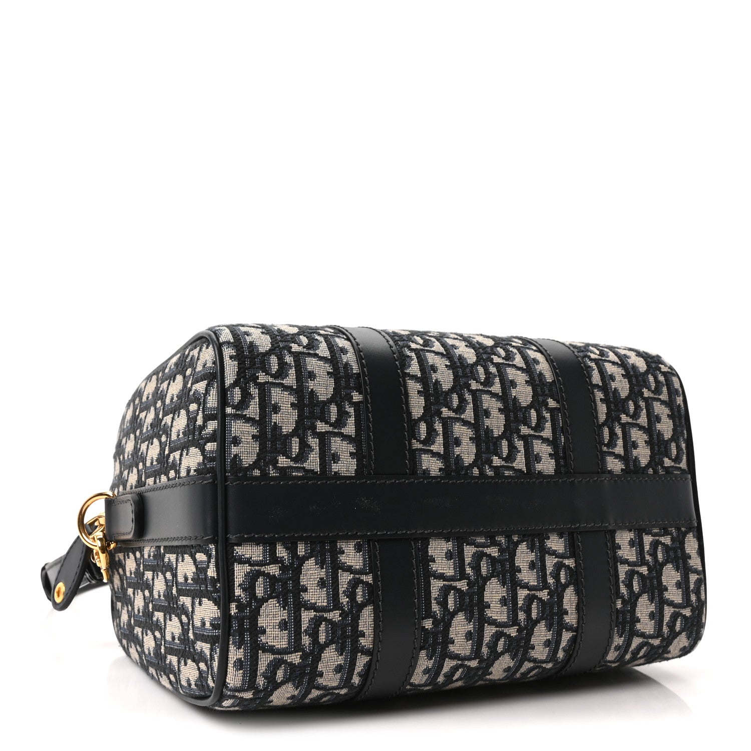 Christian Dior Oblique Groove 25 Bag Blue 4 of 10