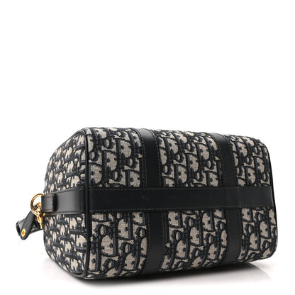 Christian Dior Oblique Groove 25 Bag Blue 4 of 10
