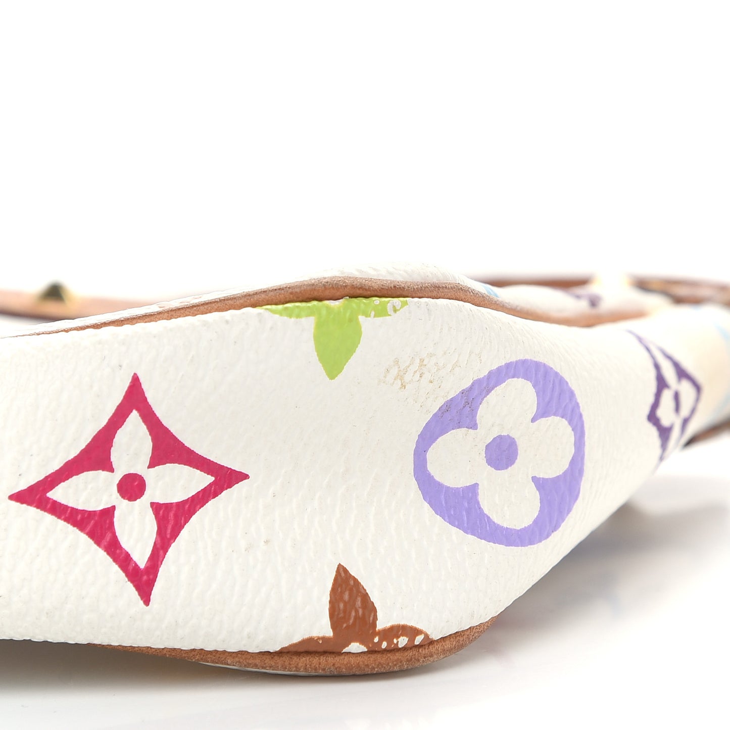 Monogram Multicolor Pochette Accessories White
