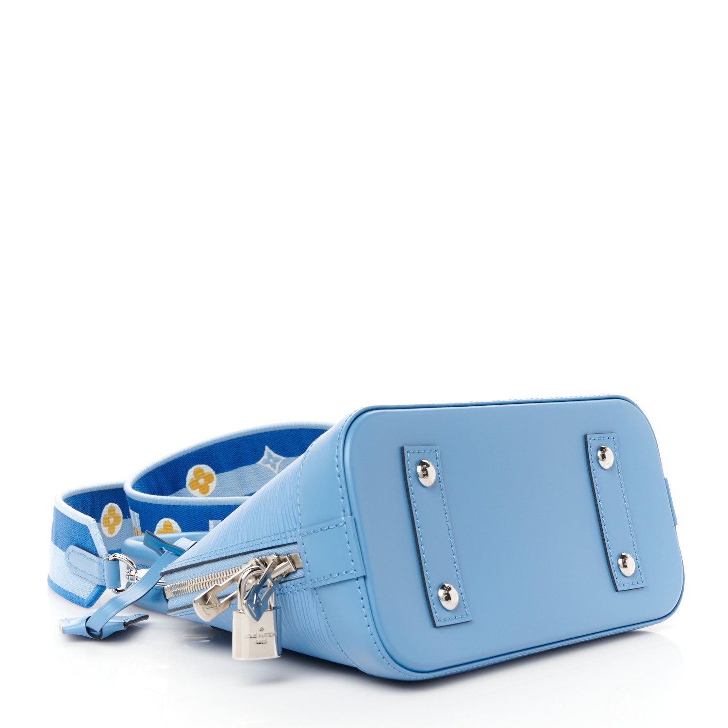 Louis Vuitton Epi Jacquard Alma BB Bleuet 4 of 12