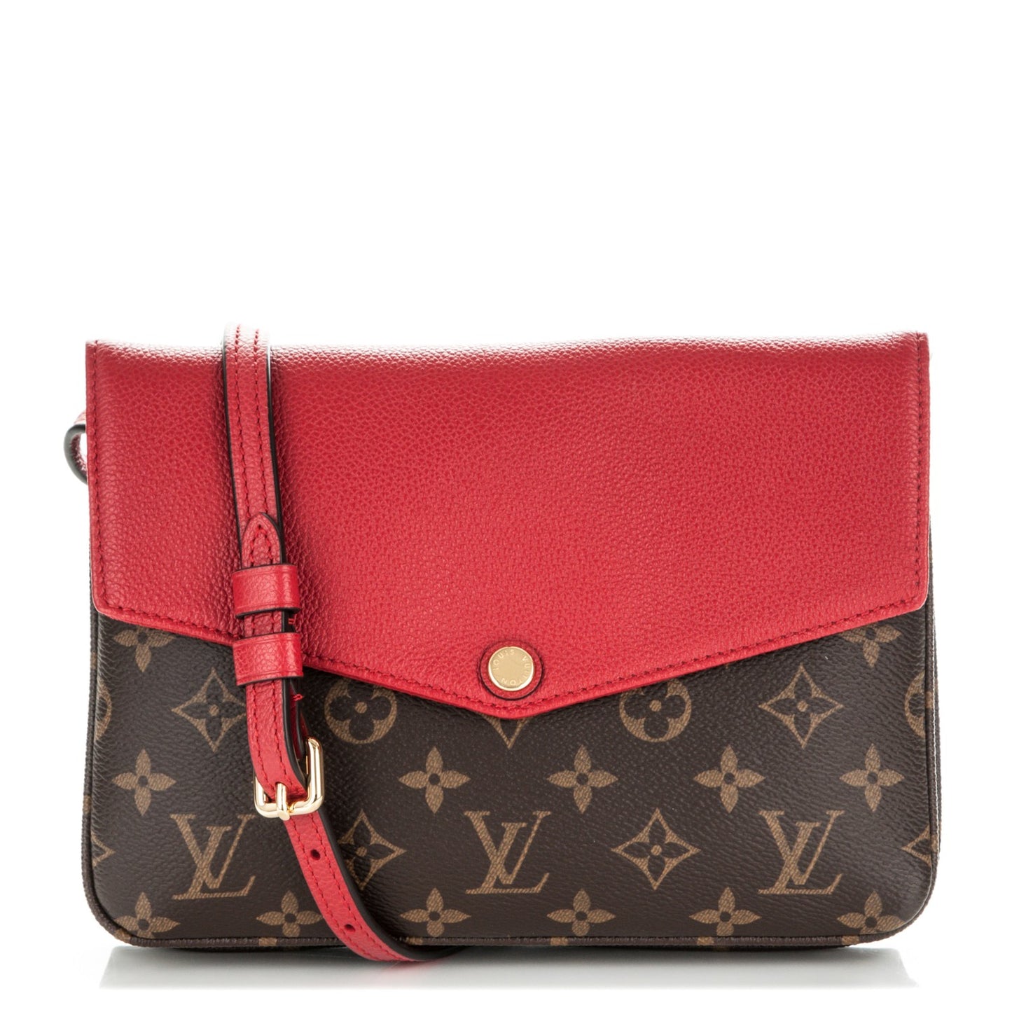 Monogram Twice Pochette Cherry