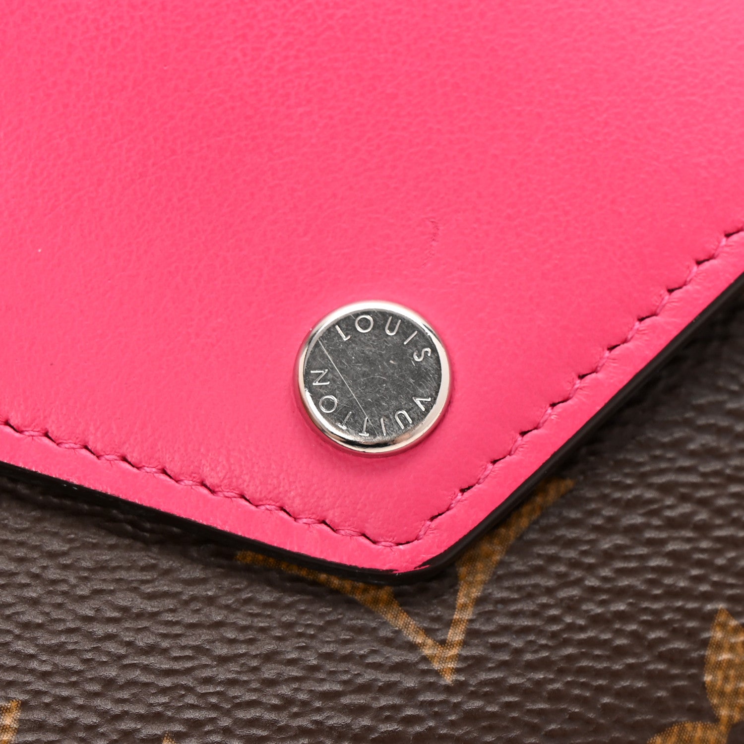 Louis Vuitton Monogram Victorine Wallet Fuchsia Brown 9 of 10