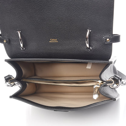 Chloe Grained Calfskin Medium Aby Day Shoulder Bag Black 6 of 11
