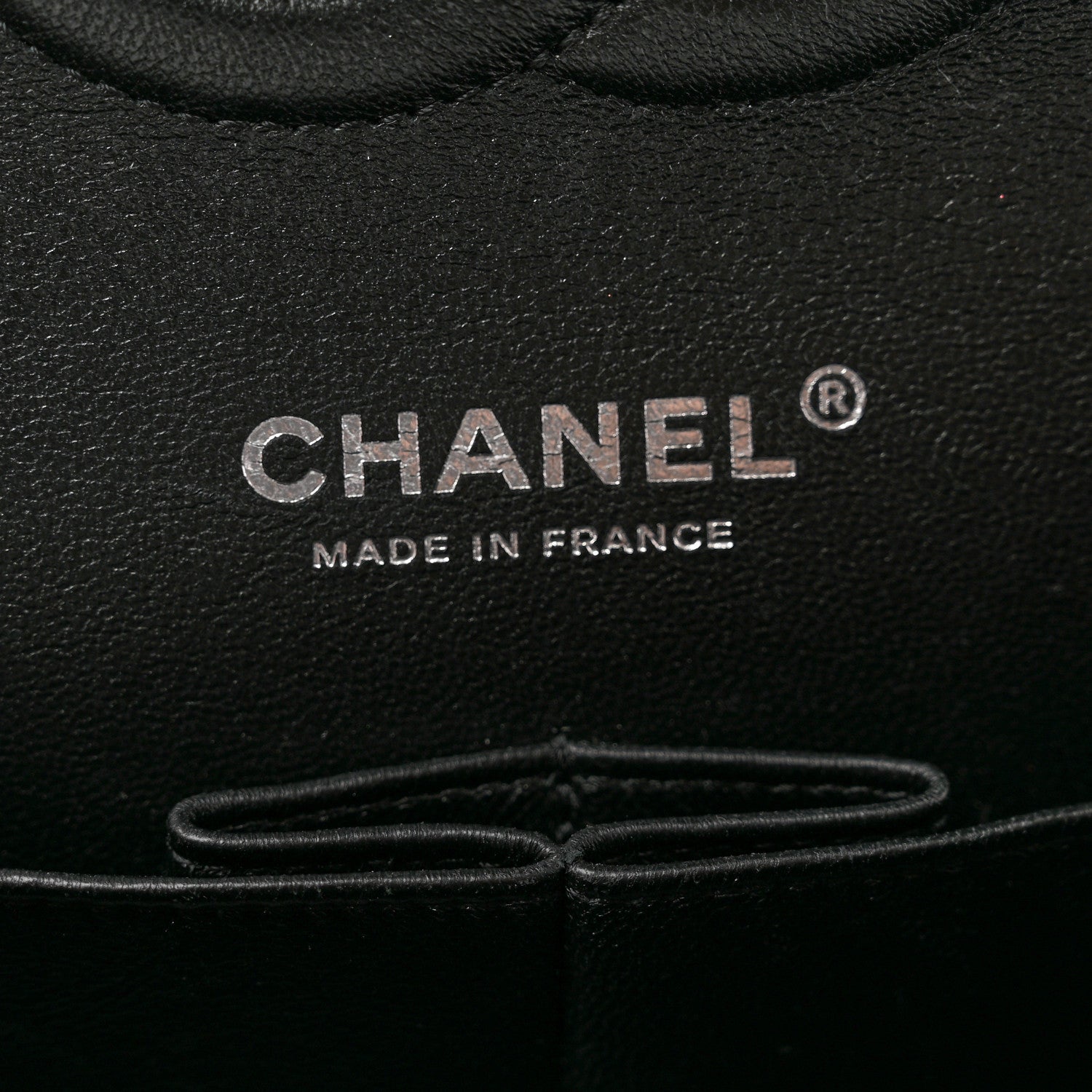 Chanel Canvas Floral Printed Quilted Medium Double Flap Black White 5 of 8