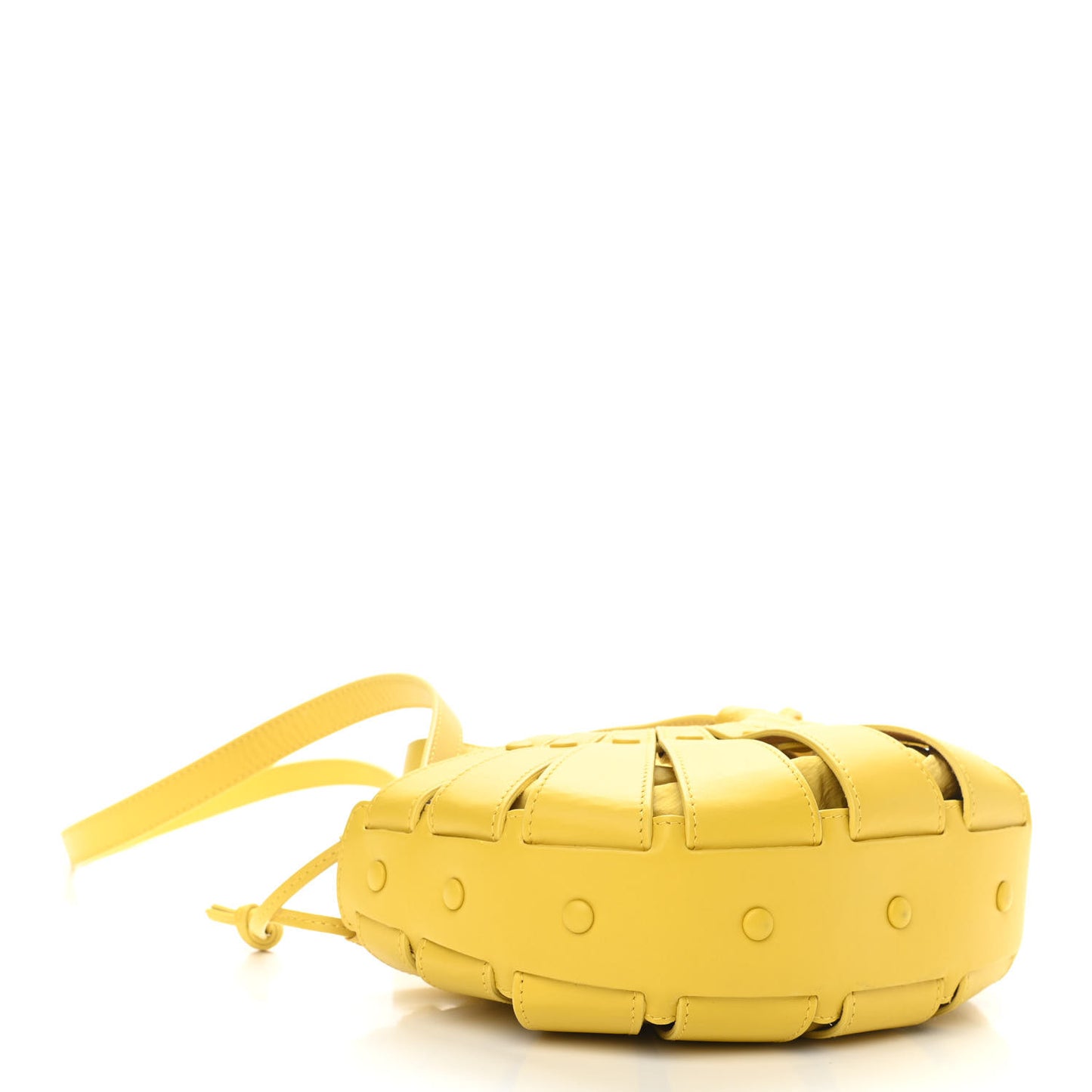 French Calfskin Small Shell Bag Yellow