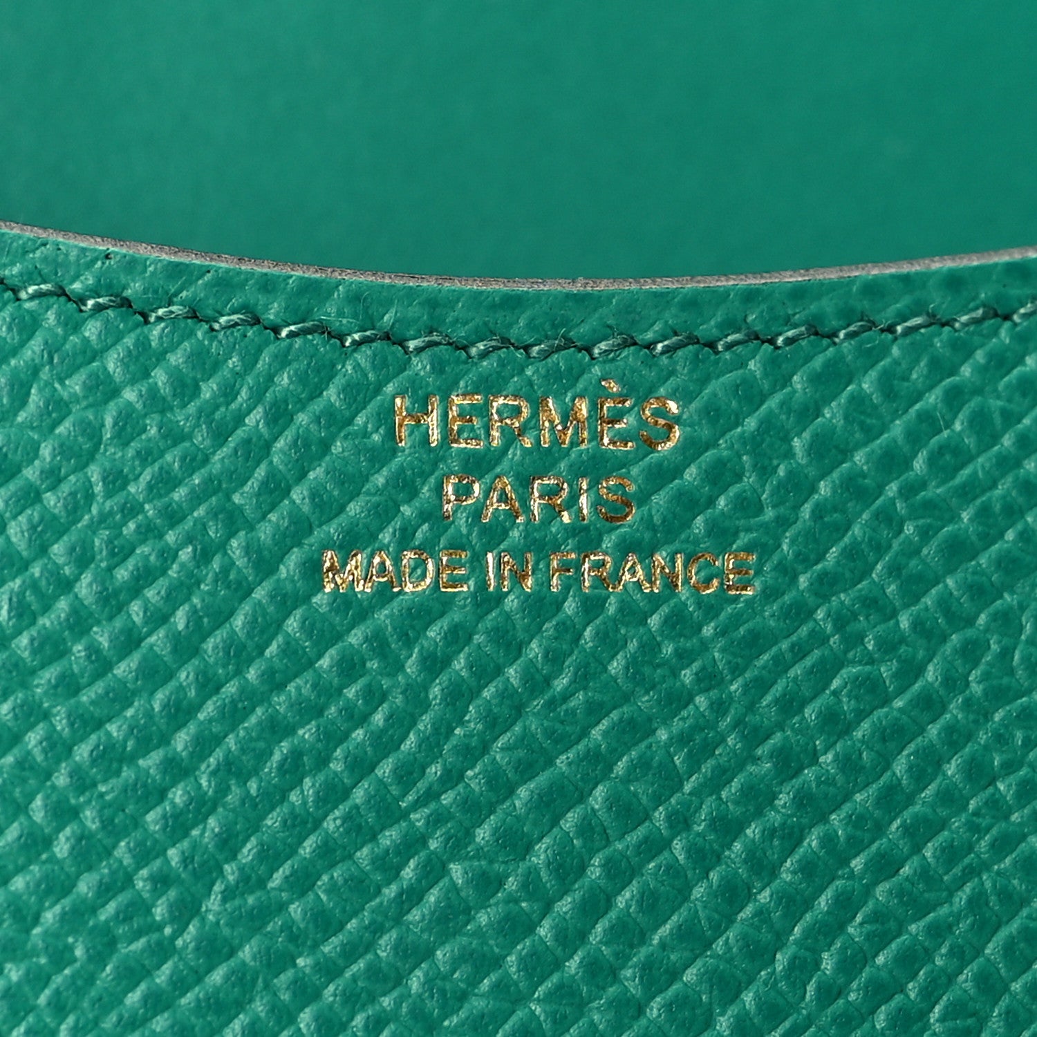 Hermes Epsom Constance Slim Wallet Vert Jade 8 of 10