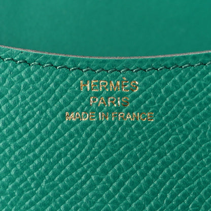 Hermes Epsom Constance Slim Wallet Vert Jade 8 of 10