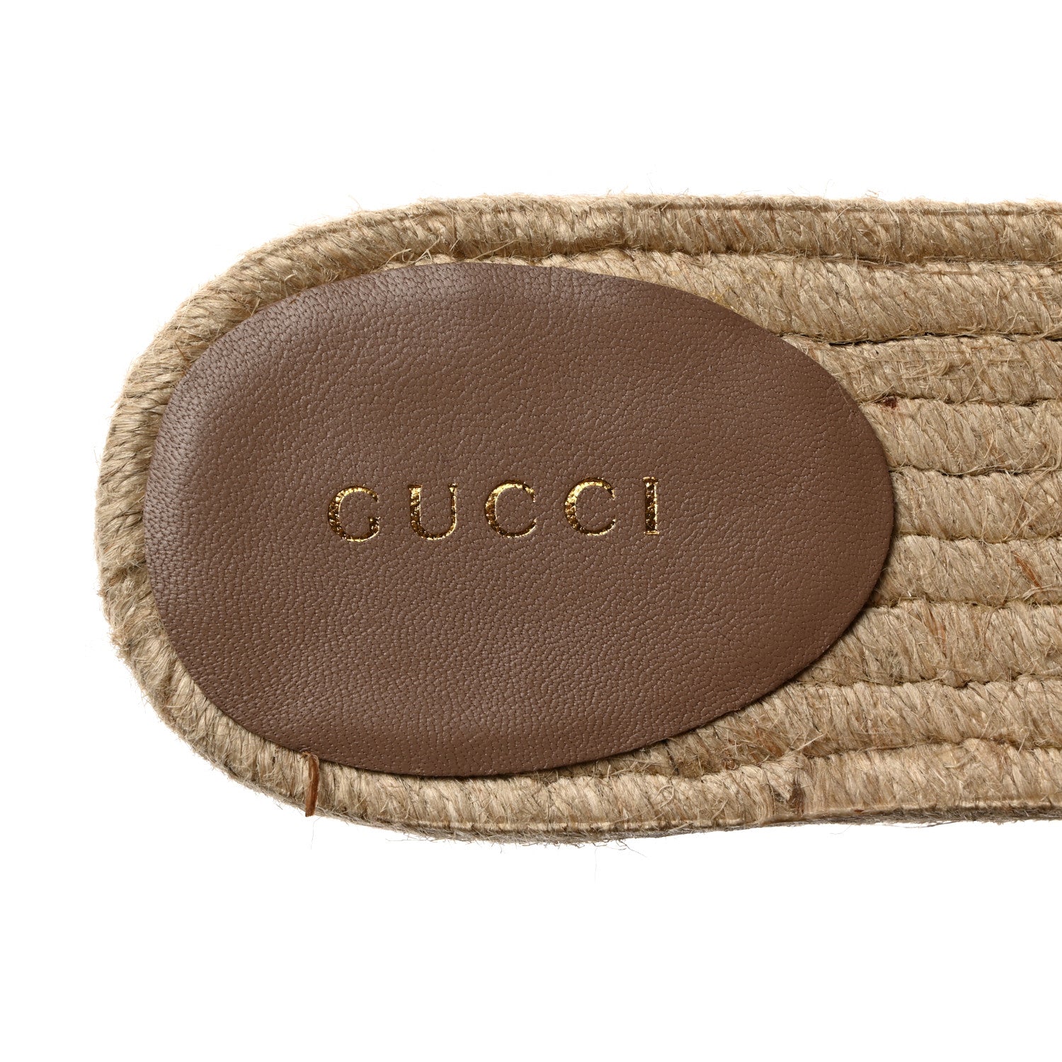 Gucci Nappa Matelasse GG Marmont Espadrille Slide Sandals 37 Porcelain Rose 6 of 11