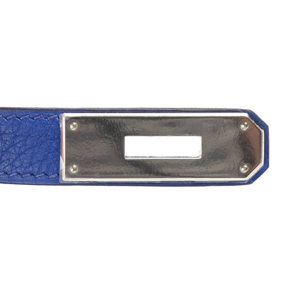 Hermes Taurillon Clemence Kelly Retourne 32 Bleu Electrique 11 of 27