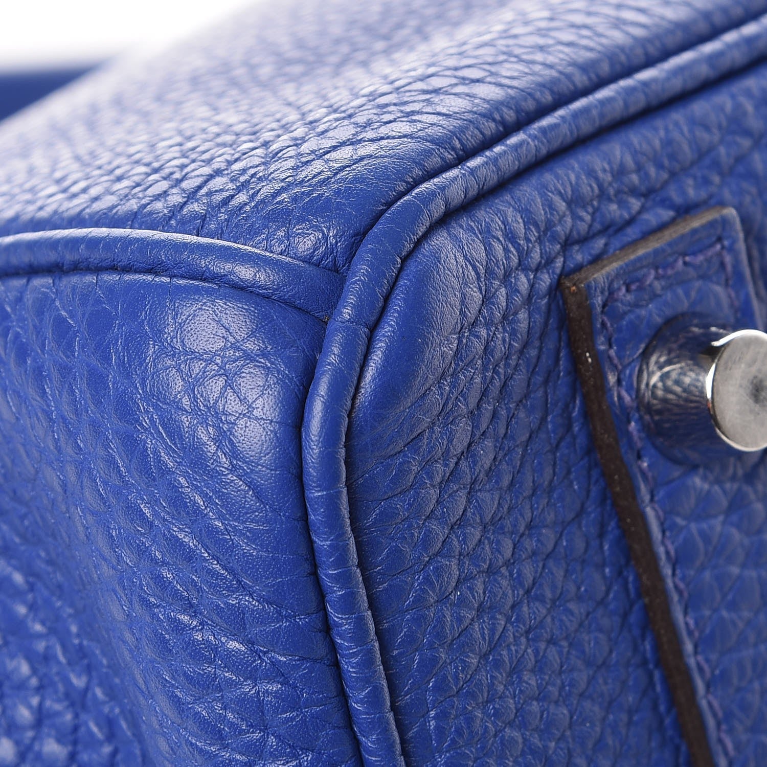 Hermes Togo Birkin 30 Bleu Electrique 78 of 87