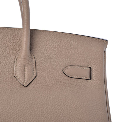 Hermes Taurillon Clemence Birkin 35 Gris Tourterelle 27 of 33