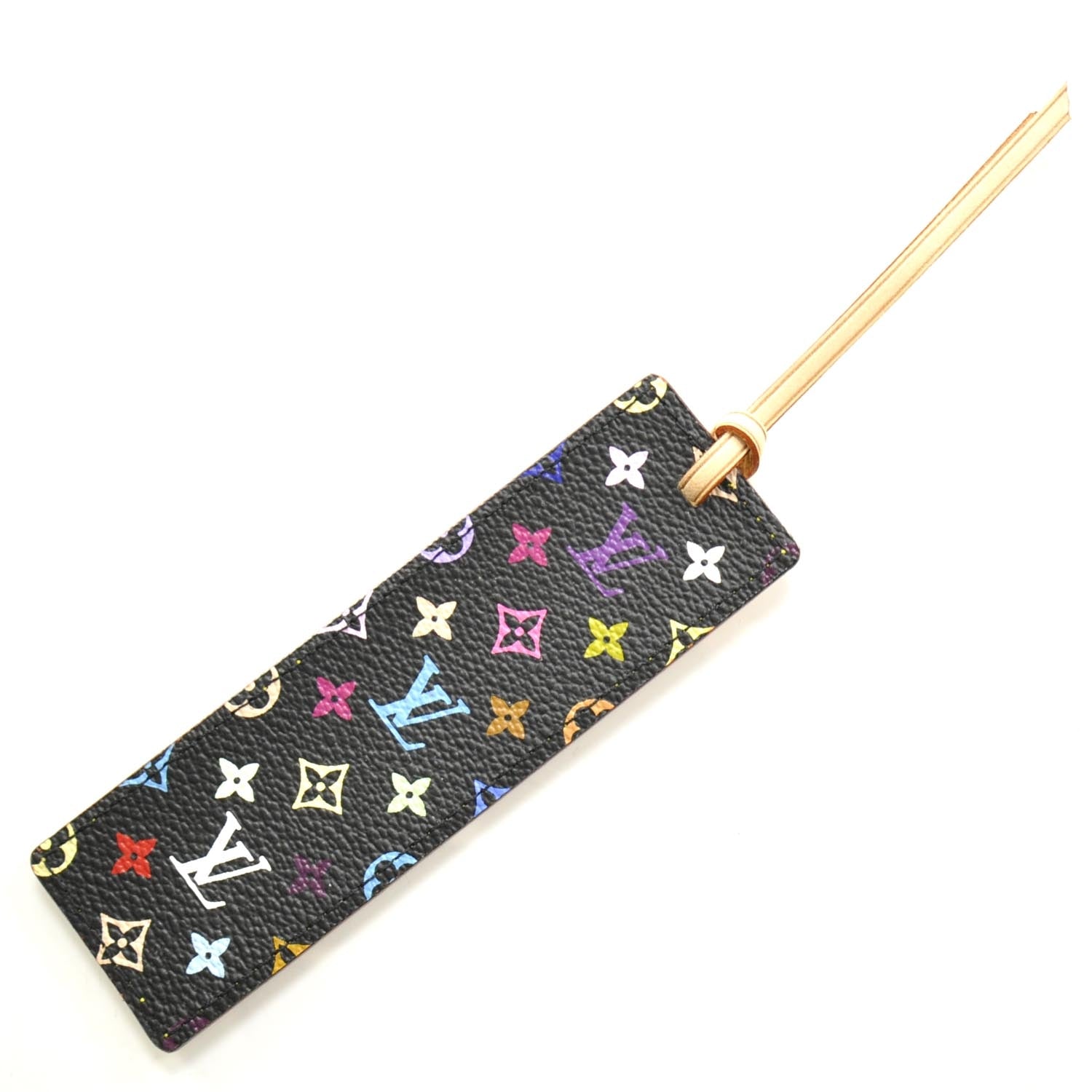 Louis Vuitton Monogram Multicolor Bookmark VIP Black 26131